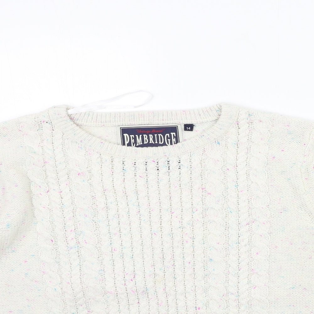 New Look Womens Beige   Pullover Jumper Size 14