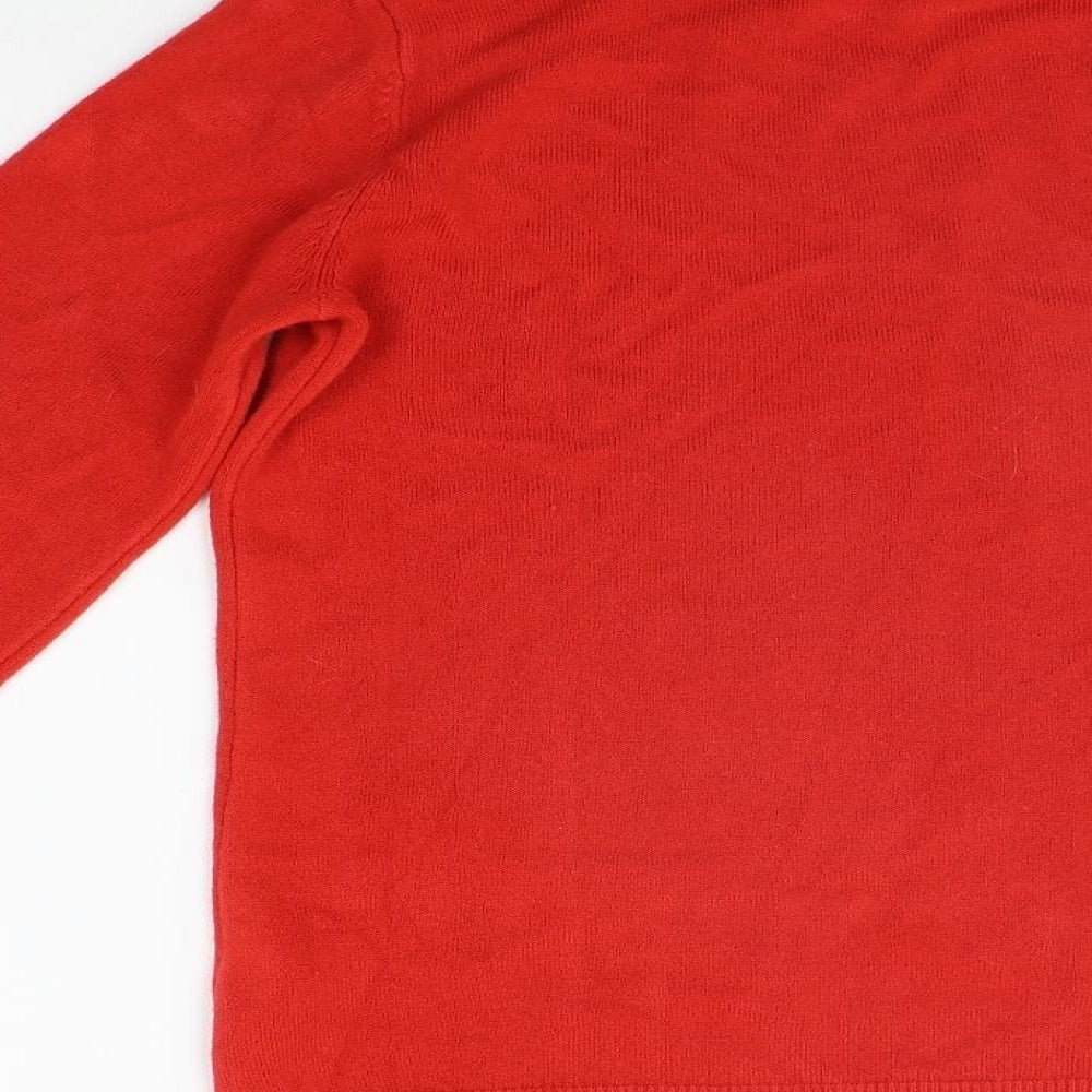 Matalan Womens Red   Pullover Jumper Size 12