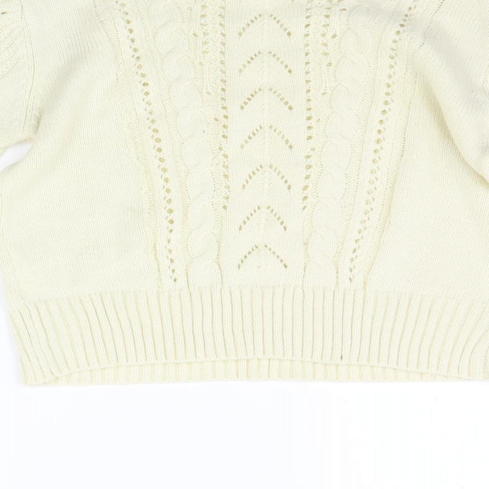 Drole de copine Womens Beige   Pullover Jumper Size S