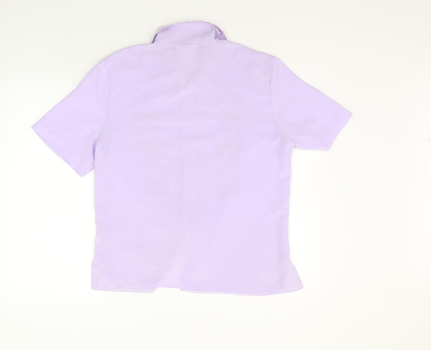 ROSY Womens Purple   Basic Button-Up Size 12