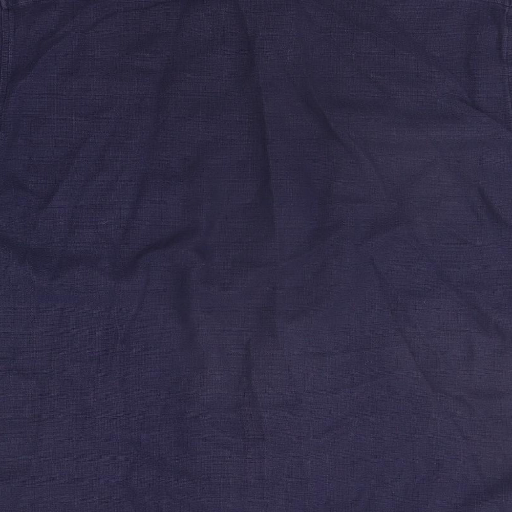 Full Circle Mens Blue    Button-Up Size L