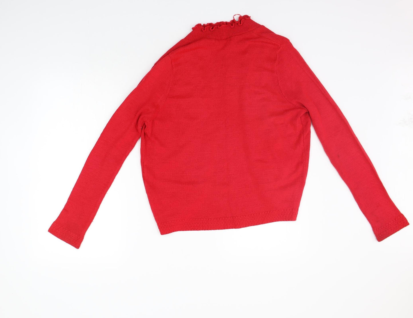 JUST ELEGANCE Womens Red   Cardigan Jumper Size M
