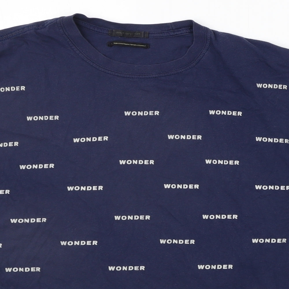 Urban Outfitter Womens Blue   Basic T-Shirt Size L