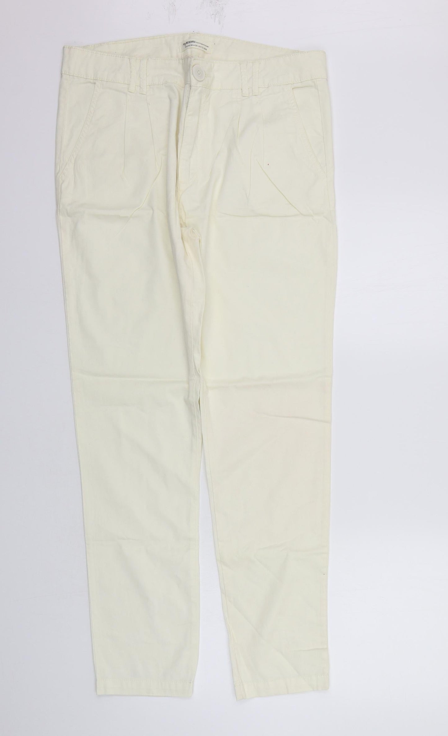 Berksha Womens White   Trousers  Size 12  - washable mark