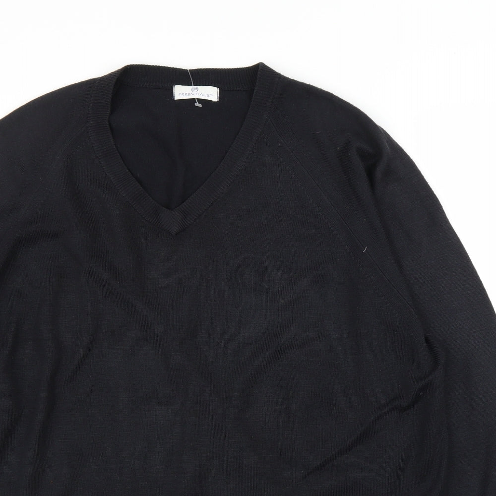 Essentials Womens Black   Pullover Jumper Size M