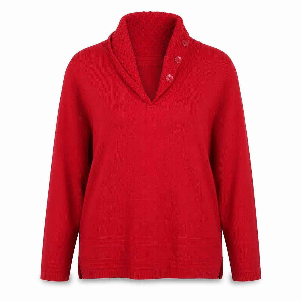 ME Womens Red   Pullover Jumper Size M