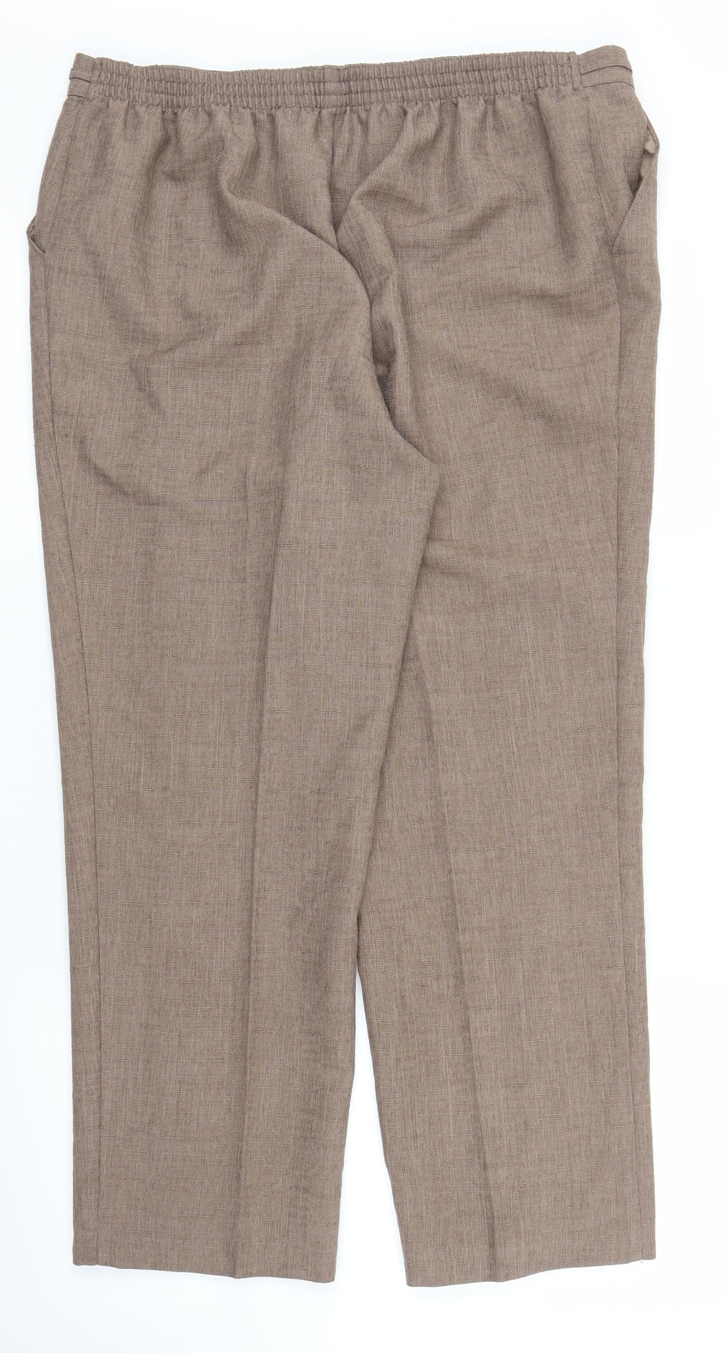 Preworn Womens Brown   Trousers  Size 34 in L25 in