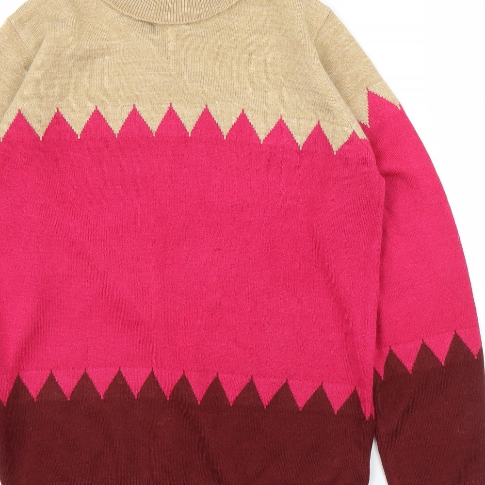 M&S Womens Pink   Pullover Jumper Size 8