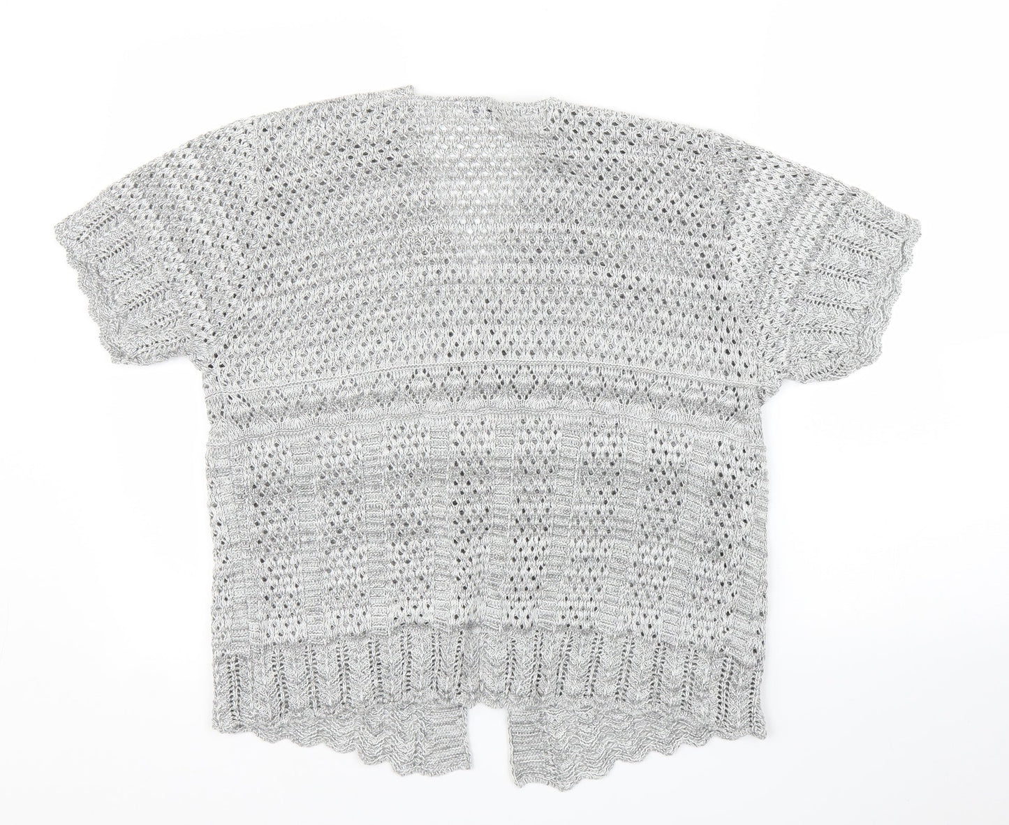 Pure and Natural Womens Grey   Cardigan Jumper Size XL