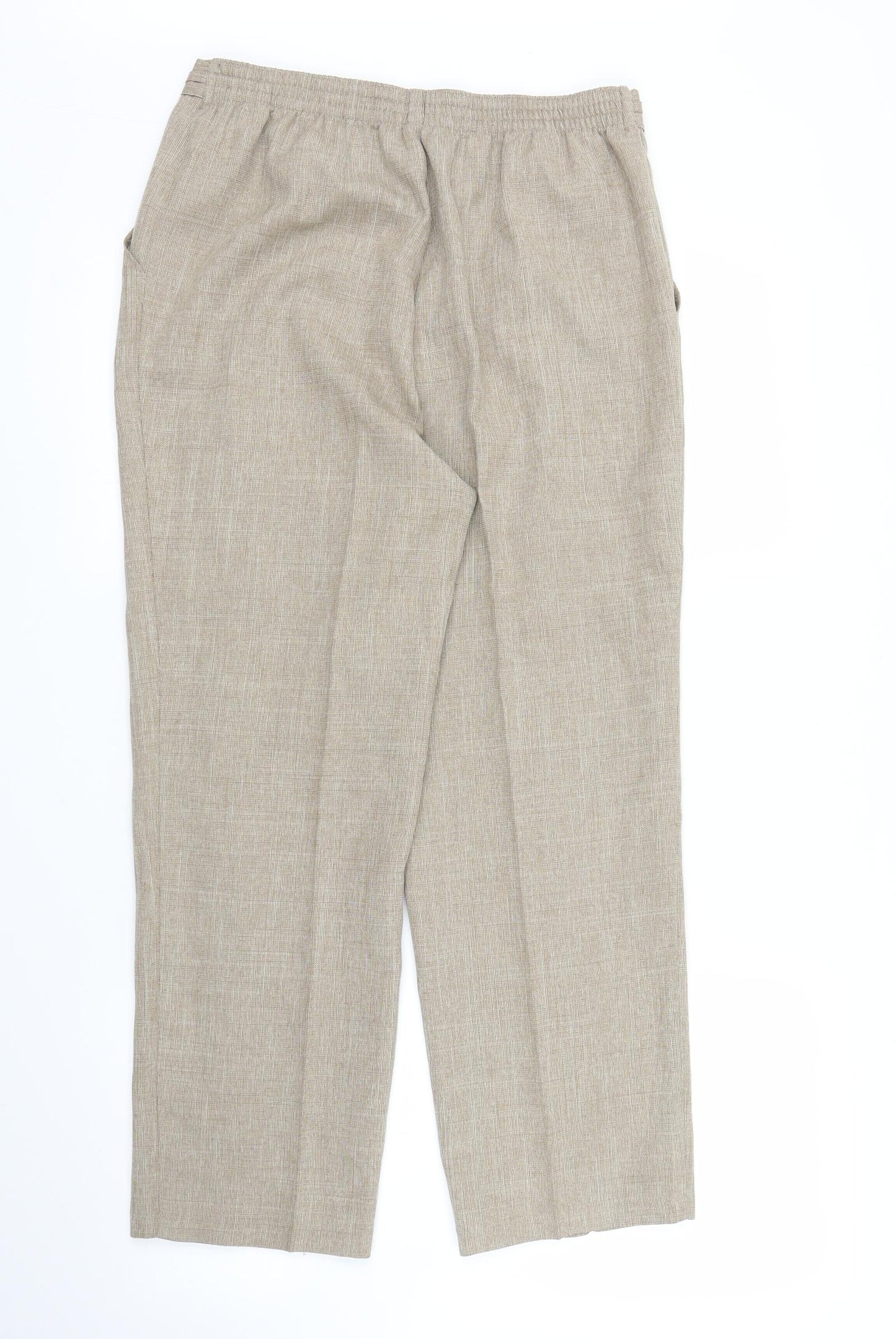 Preworn Womens Beige   Trousers  Size M L24 in