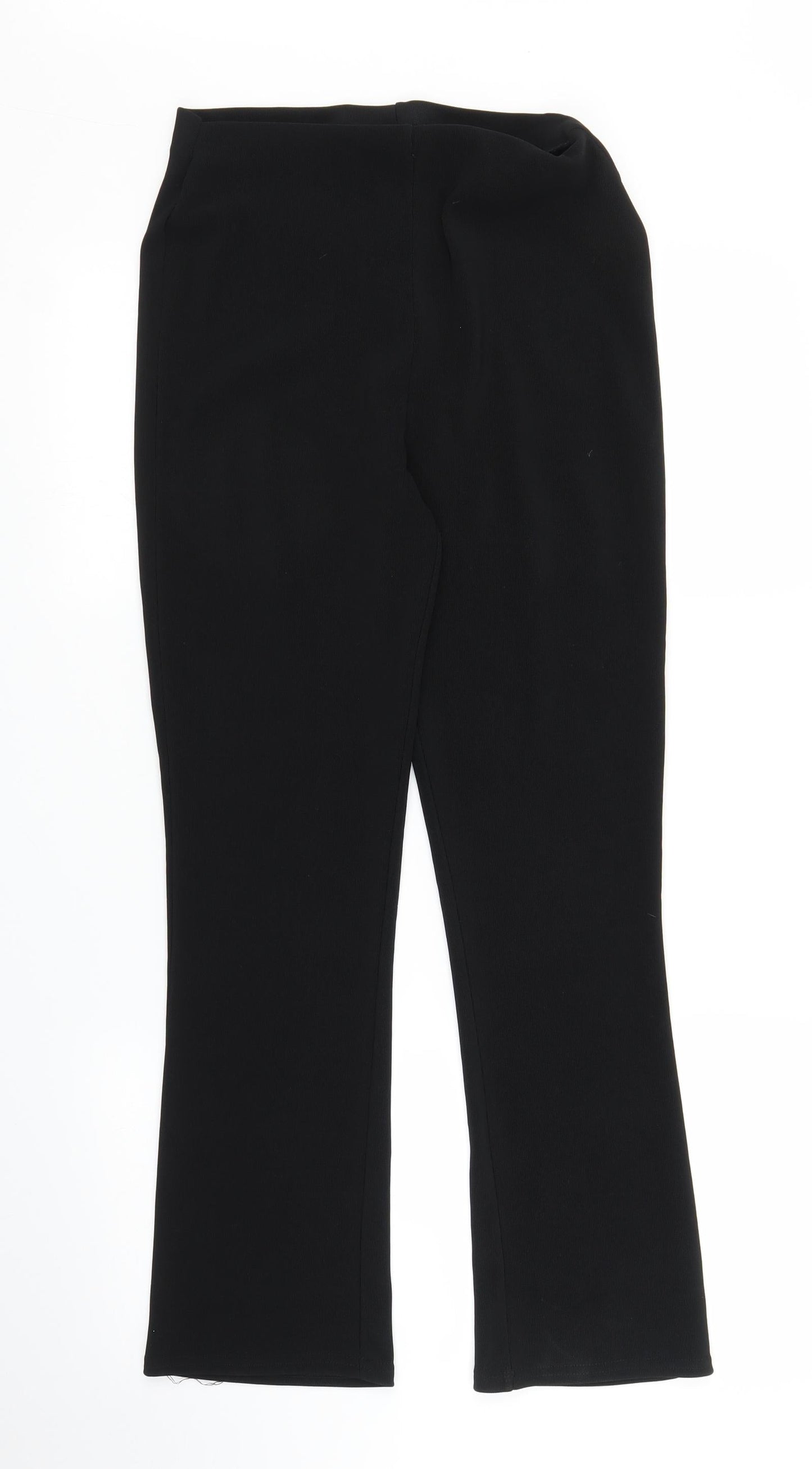 Preworn Womens Black   Trousers  Size 10 L26 in