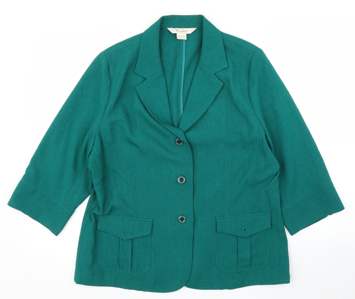 TanJay Womens Green   Cardigan Jumper Size 12  - Jacket