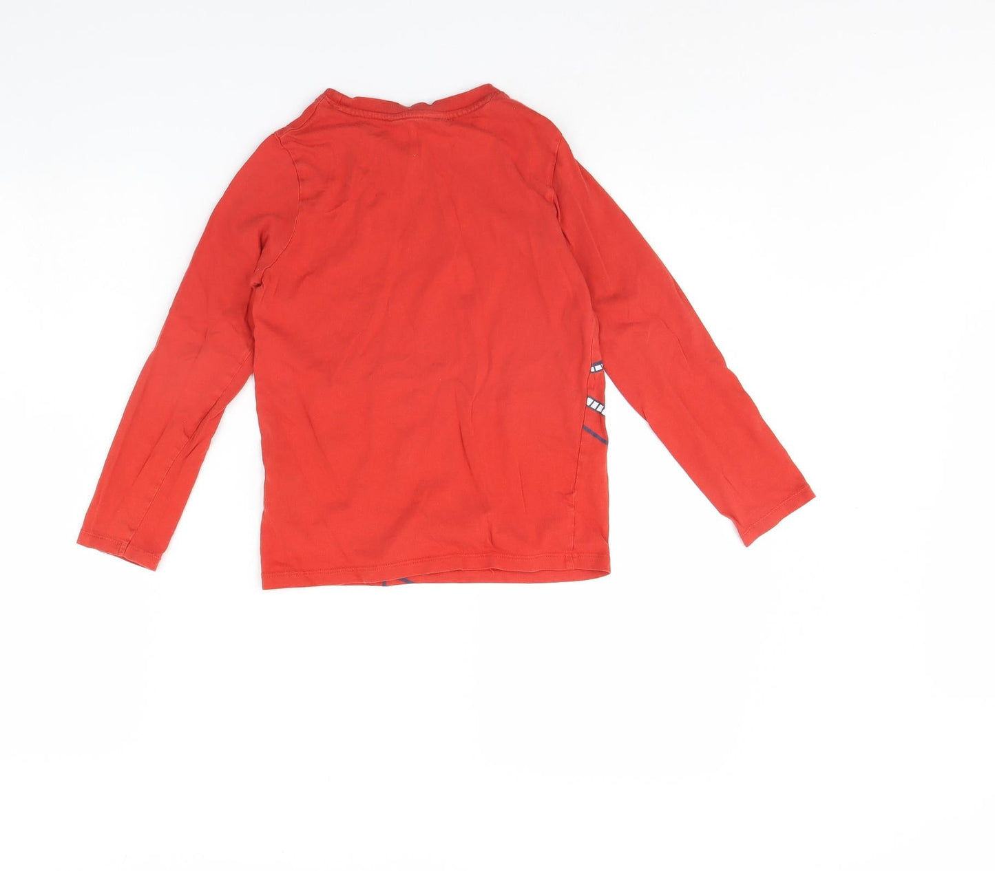 H&M Girls Red   Basic T-Shirt Size 6 Years  - Rocket