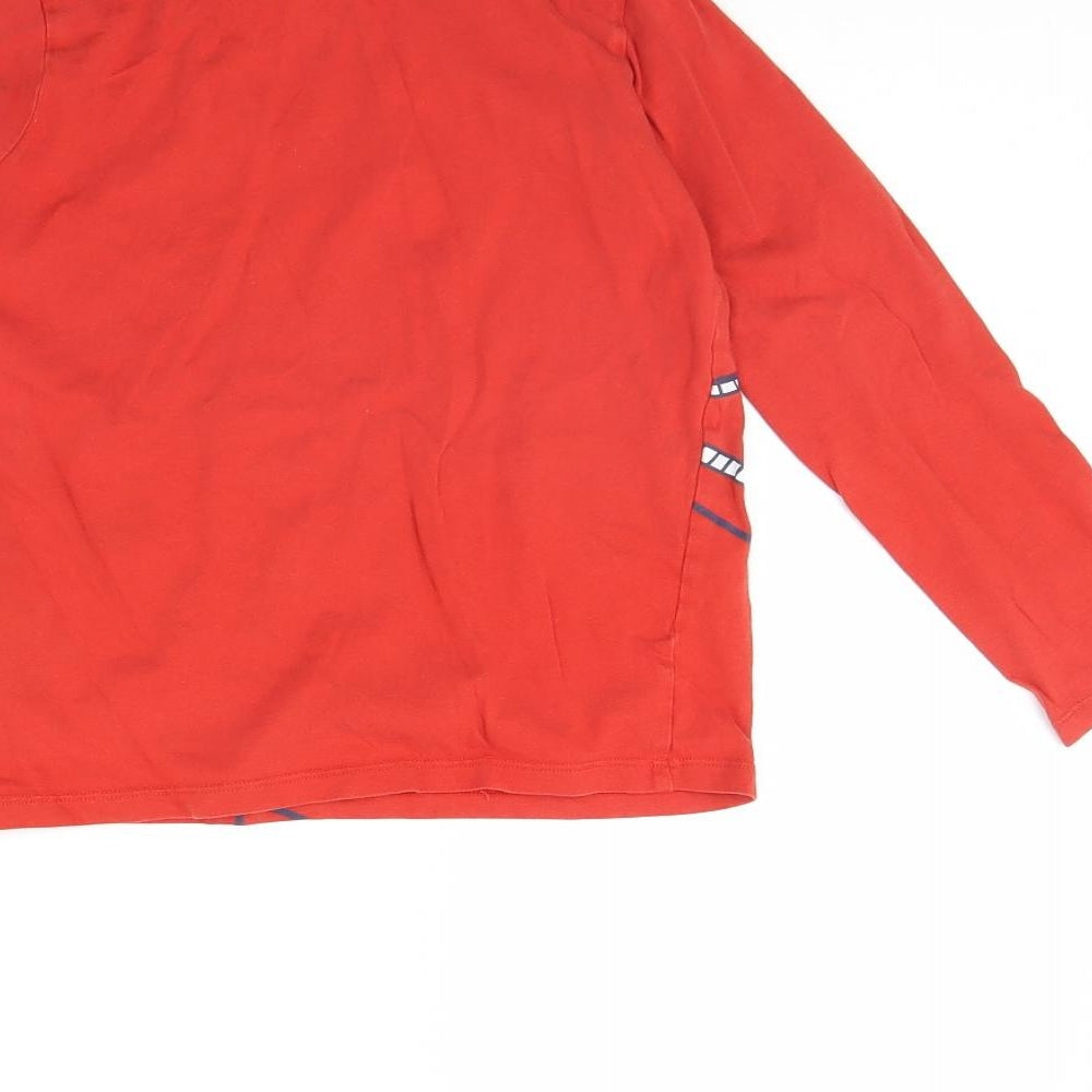 H&M Girls Red   Basic T-Shirt Size 6 Years  - Rocket