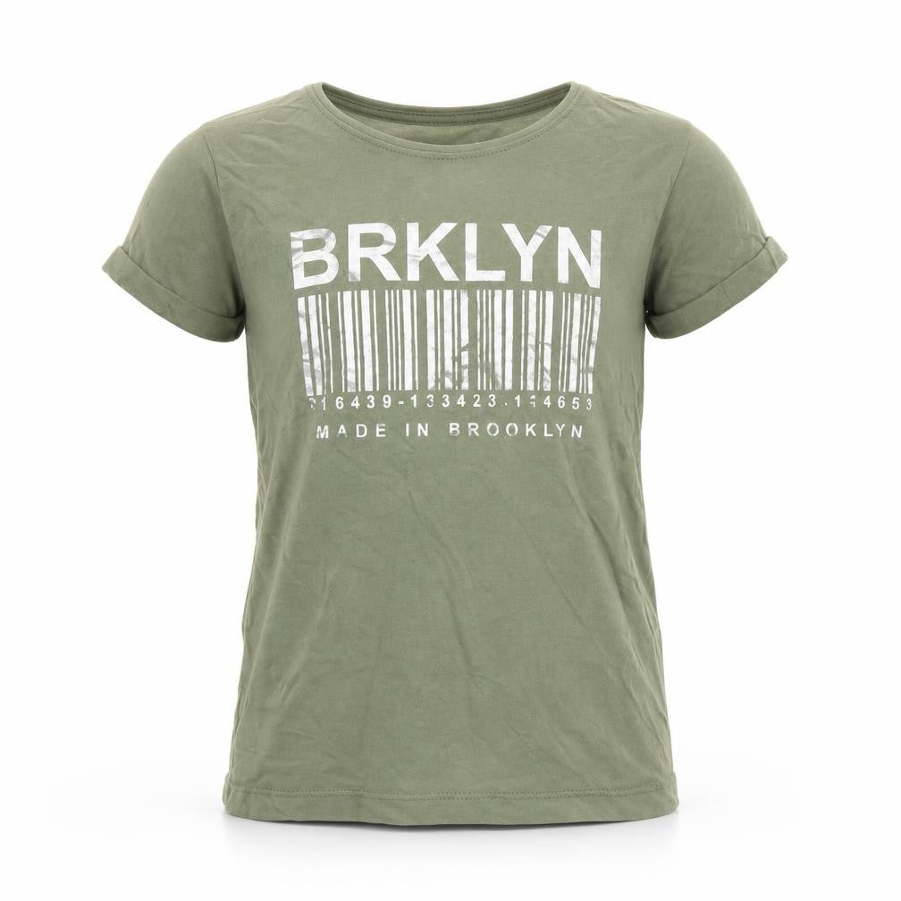 Primark Girls Green   Basic T-Shirt Size 7 Years  - Brooklyn