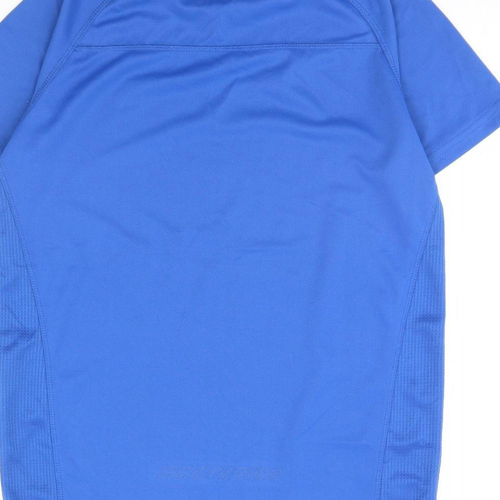 Workout Mens Blue   Basic T-Shirt Size S