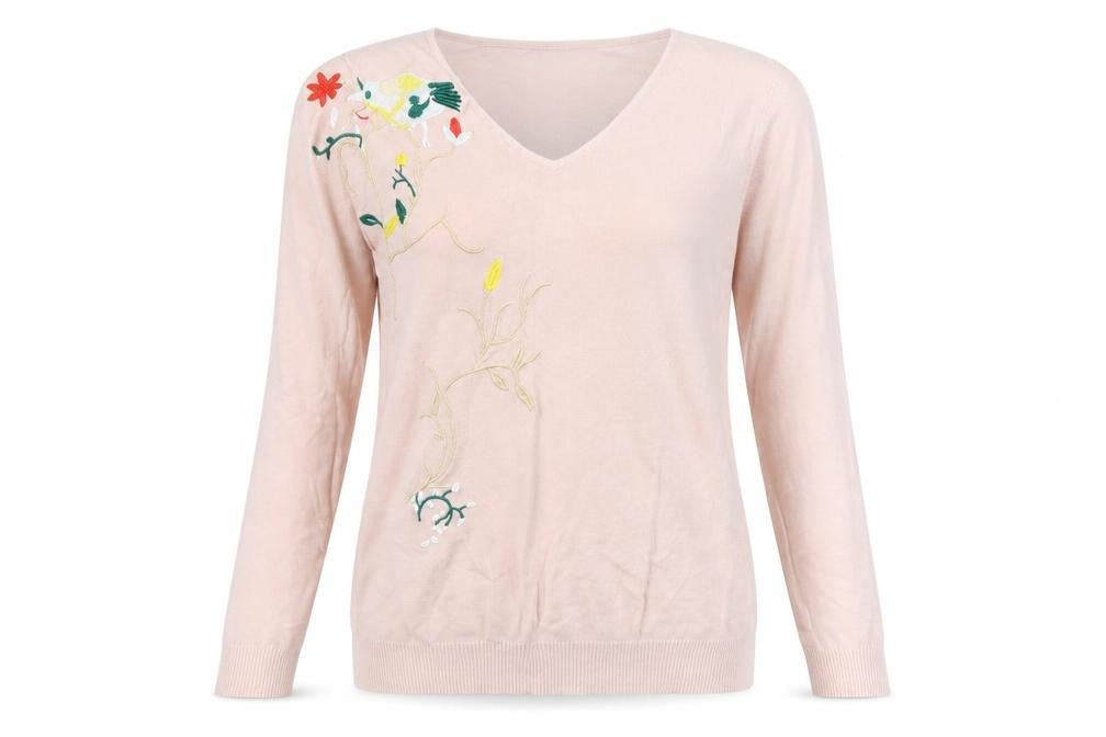 Damod Womens Pink   Pullover Jumper Size L