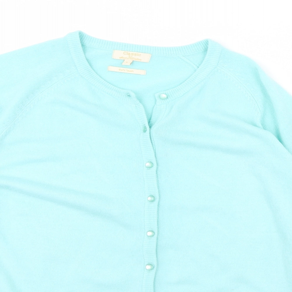 Sarah Hamilton Womens Green   Cardigan Jumper Size S
