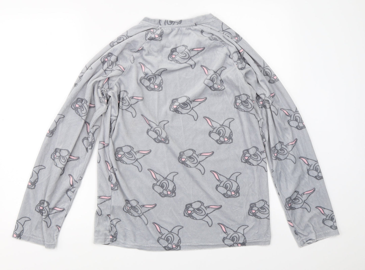 Primark Womens Grey Solid  Top Pyjama Top Size XS  - disney