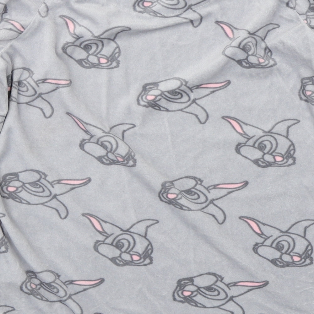 Primark Womens Grey Solid  Top Pyjama Top Size XS  - disney