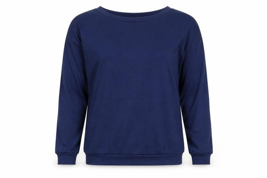 Preworn Womens Blue   Pullover Sweatshirt Size M