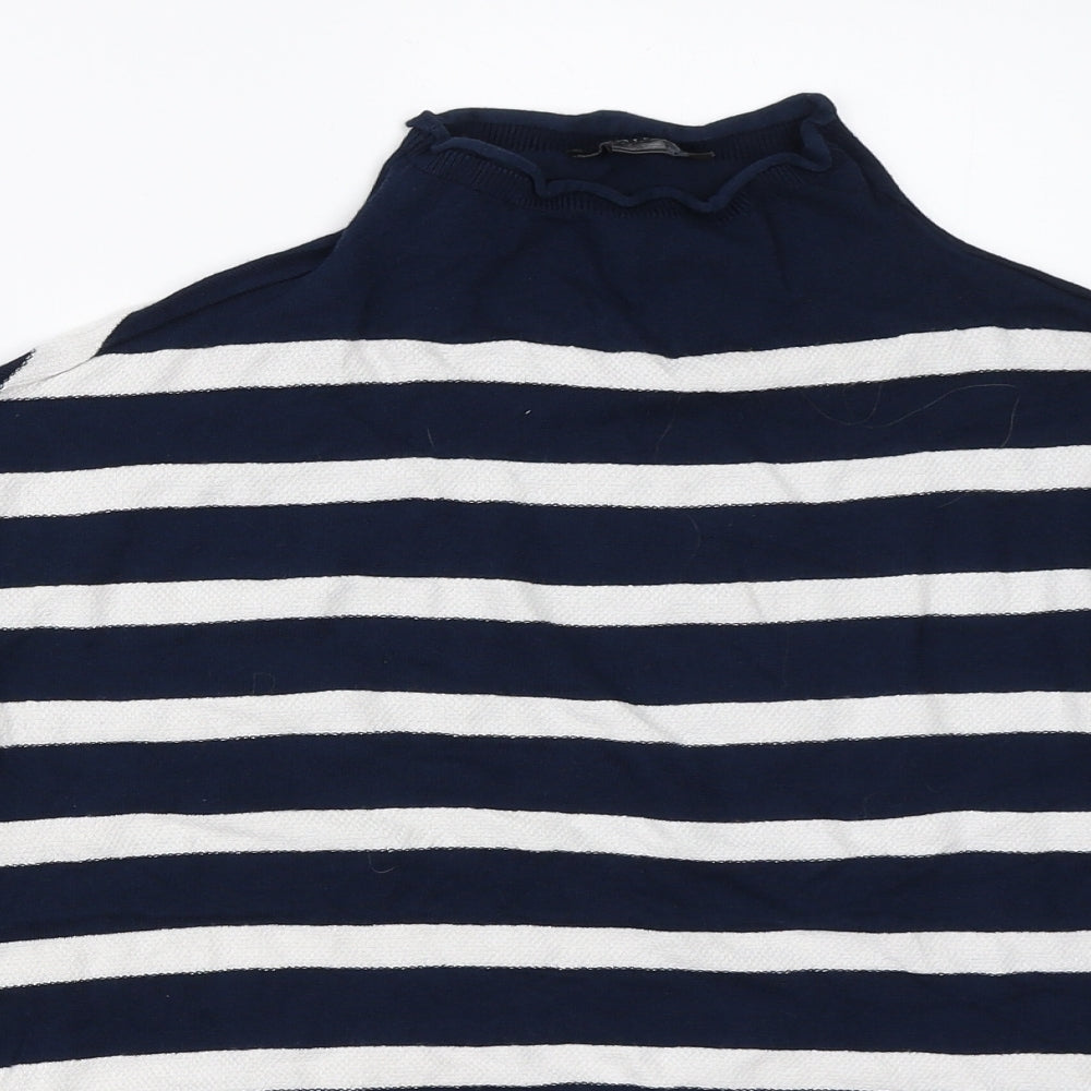 ESMARA Womens Blue Striped  Pullover Jumper Size S