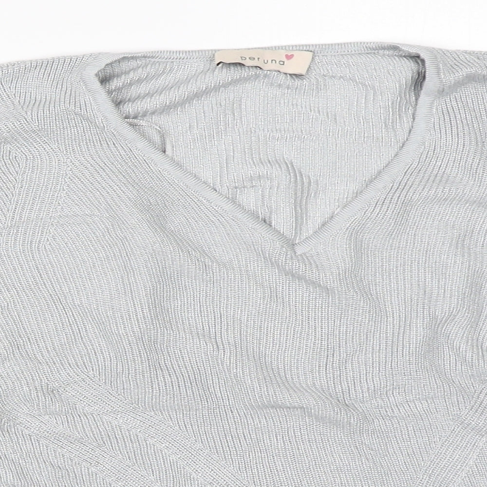 Per Una Womens Grey   Pullover Jumper Size 14