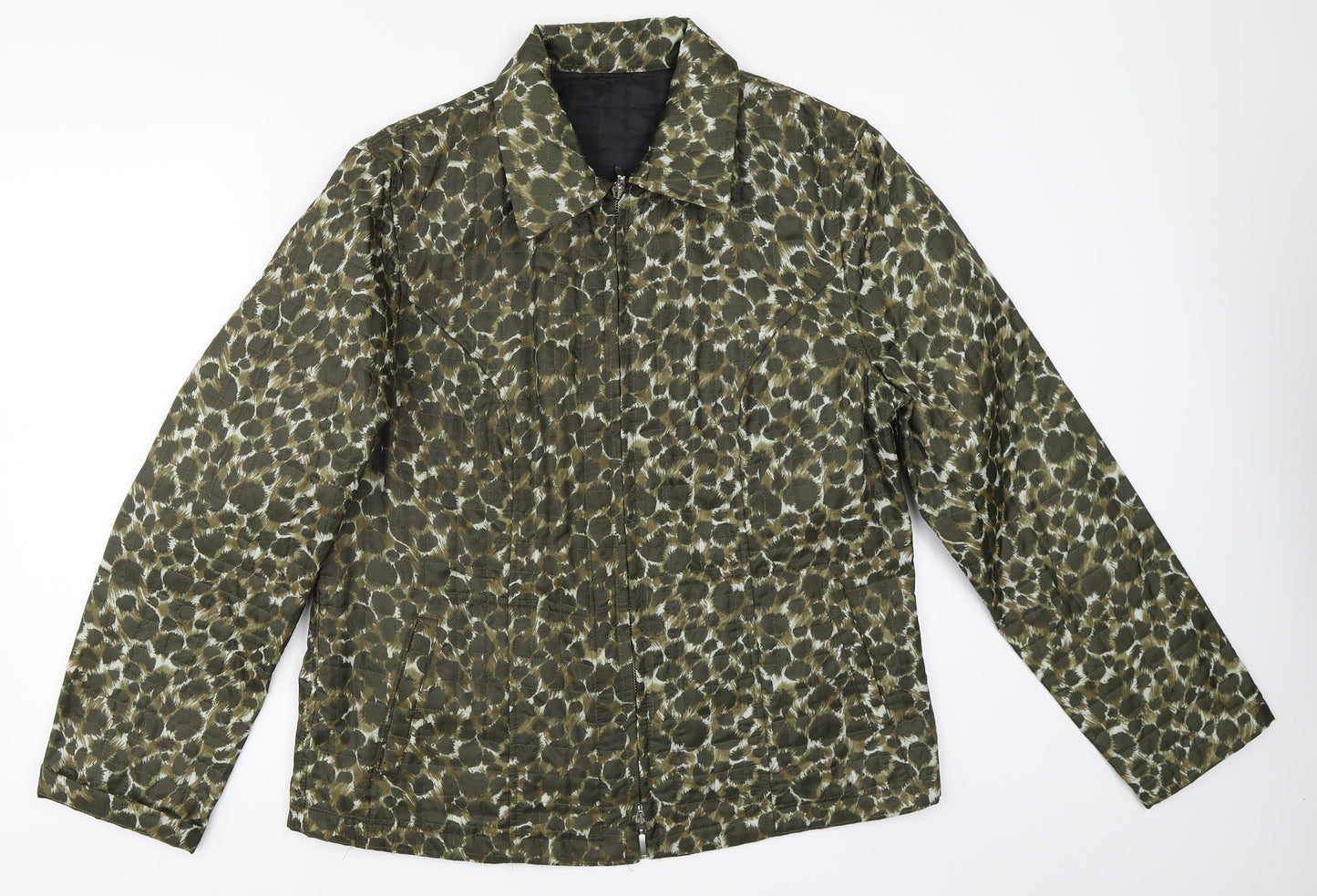 Ginar Womens Green   Jacket Coat Size 16