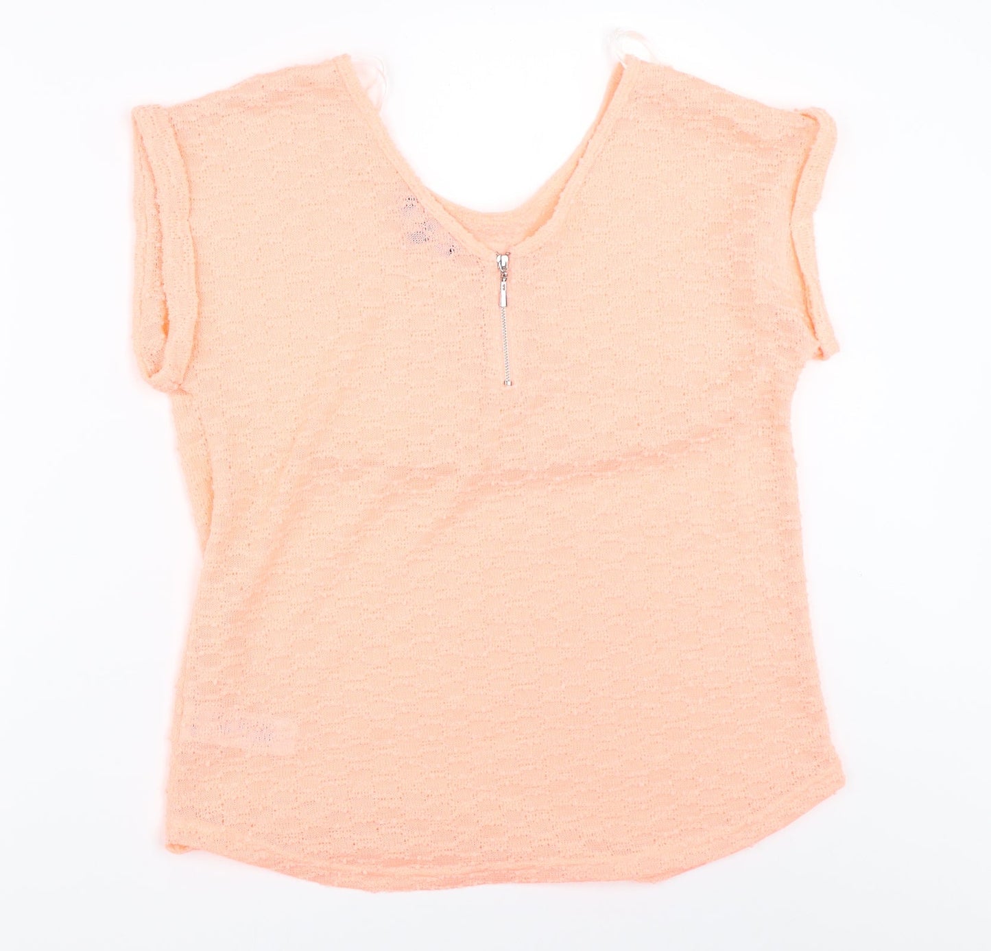 New Look Womens Orange   Basic T-Shirt Size 12