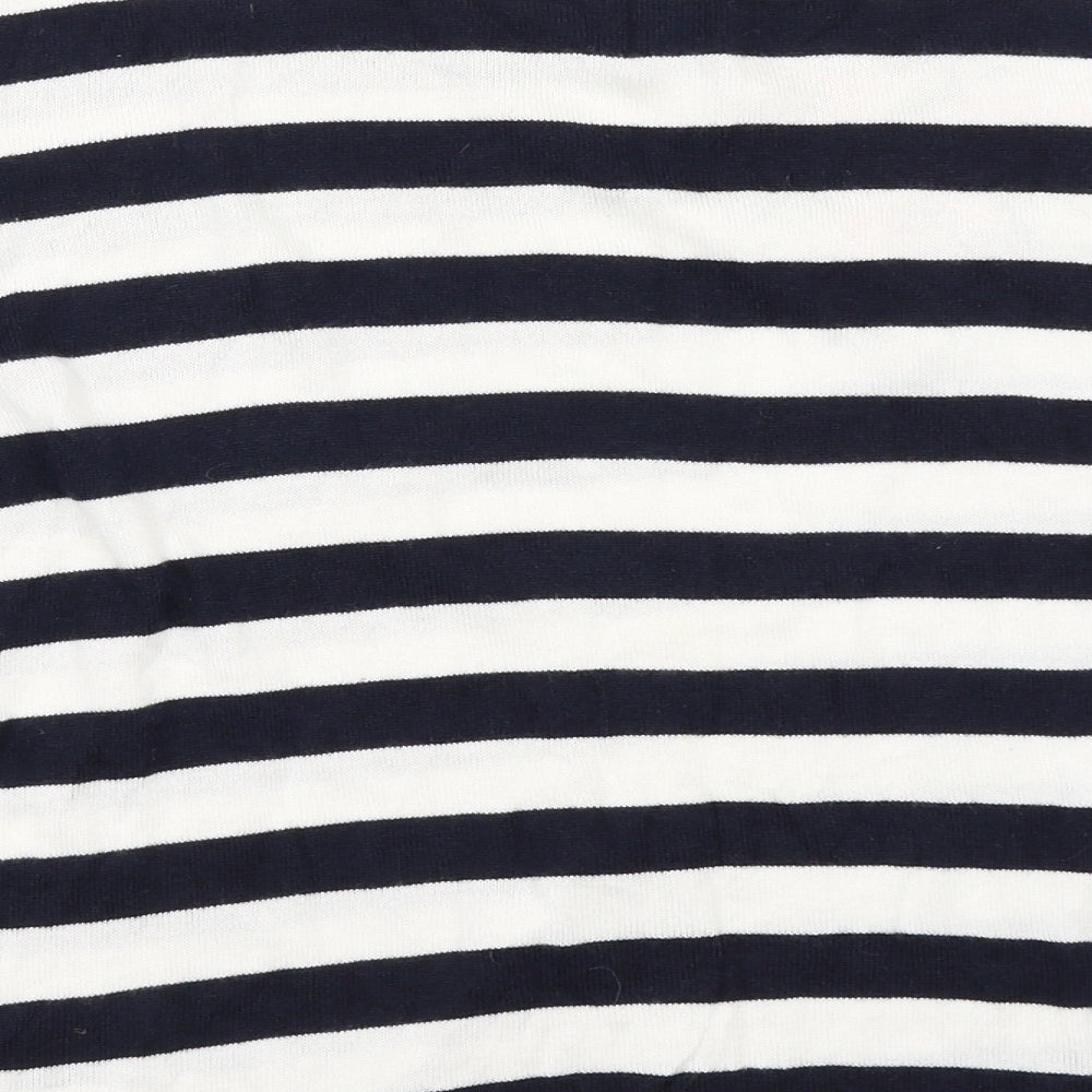 Marks and Spencer Womens Blue Striped  Pullover Jumper Size 16