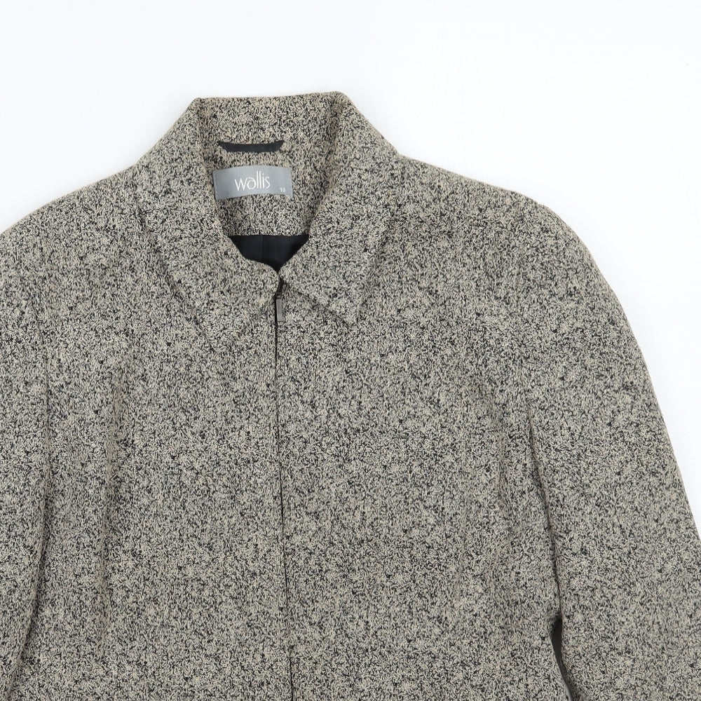 Wallis Womens Beige   Jacket Coat Size 10