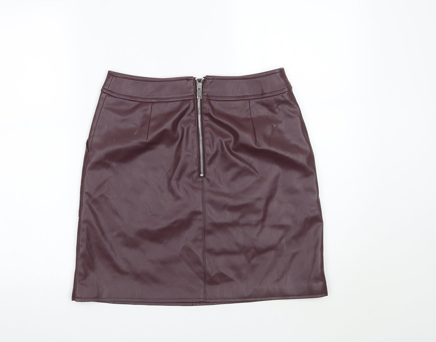 Warehouse Womens Purple   A-Line Skirt Size 10