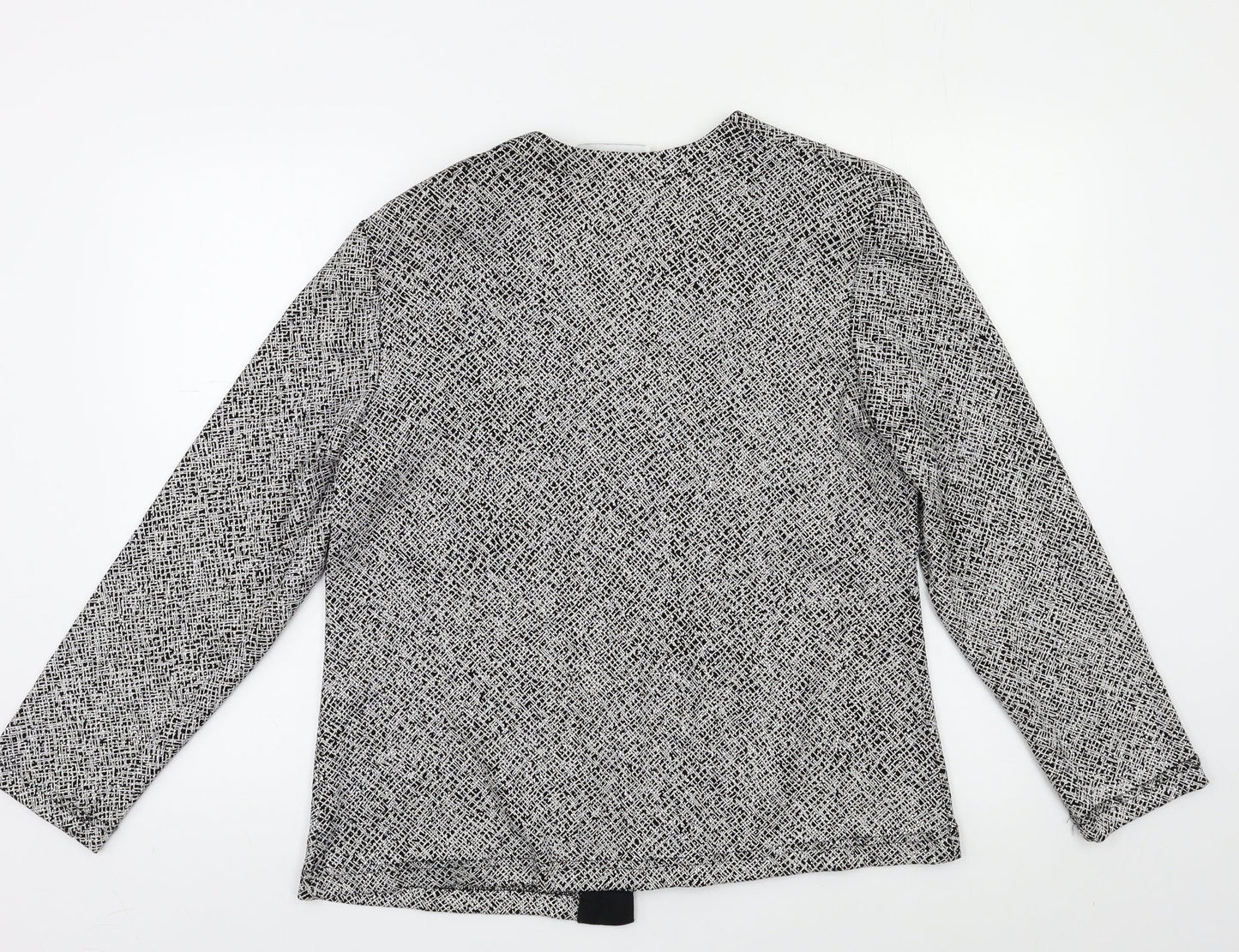 Ronni Nicole Womens Silver   Jacket Blazer Size M