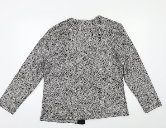 Ronni Nicole Womens Silver   Jacket Blazer Size M