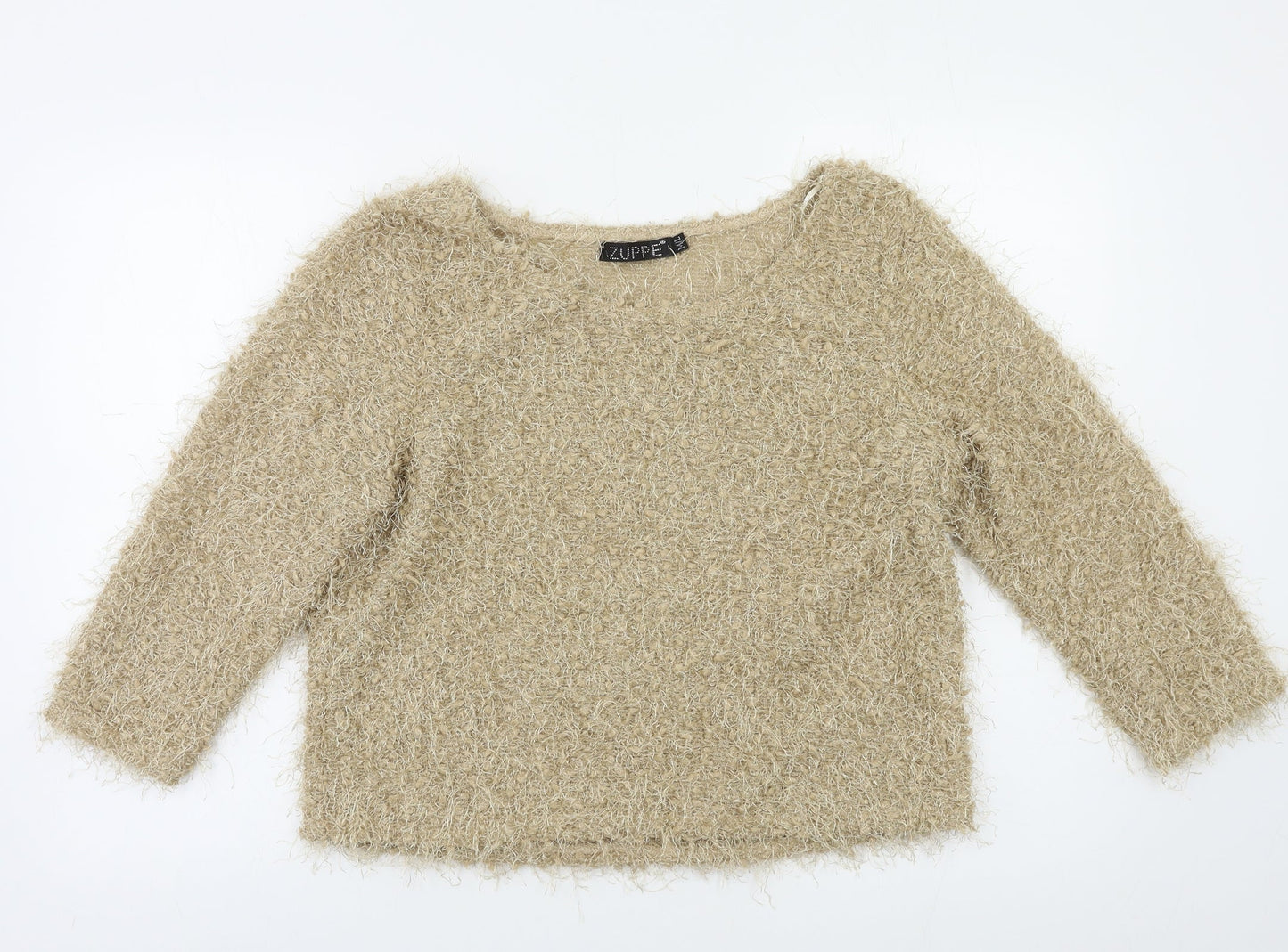 Zuppe Womens Beige   Pullover Jumper Size M