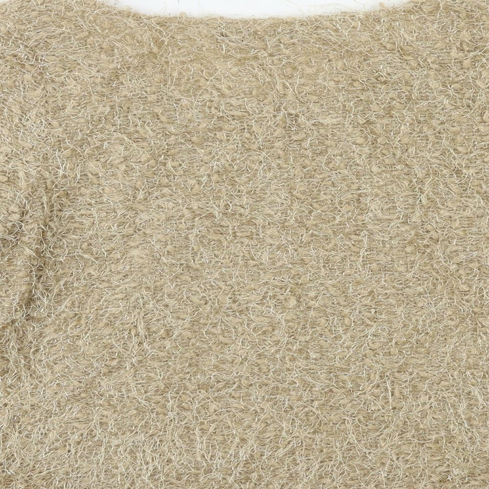 Zuppe Womens Beige   Pullover Jumper Size M