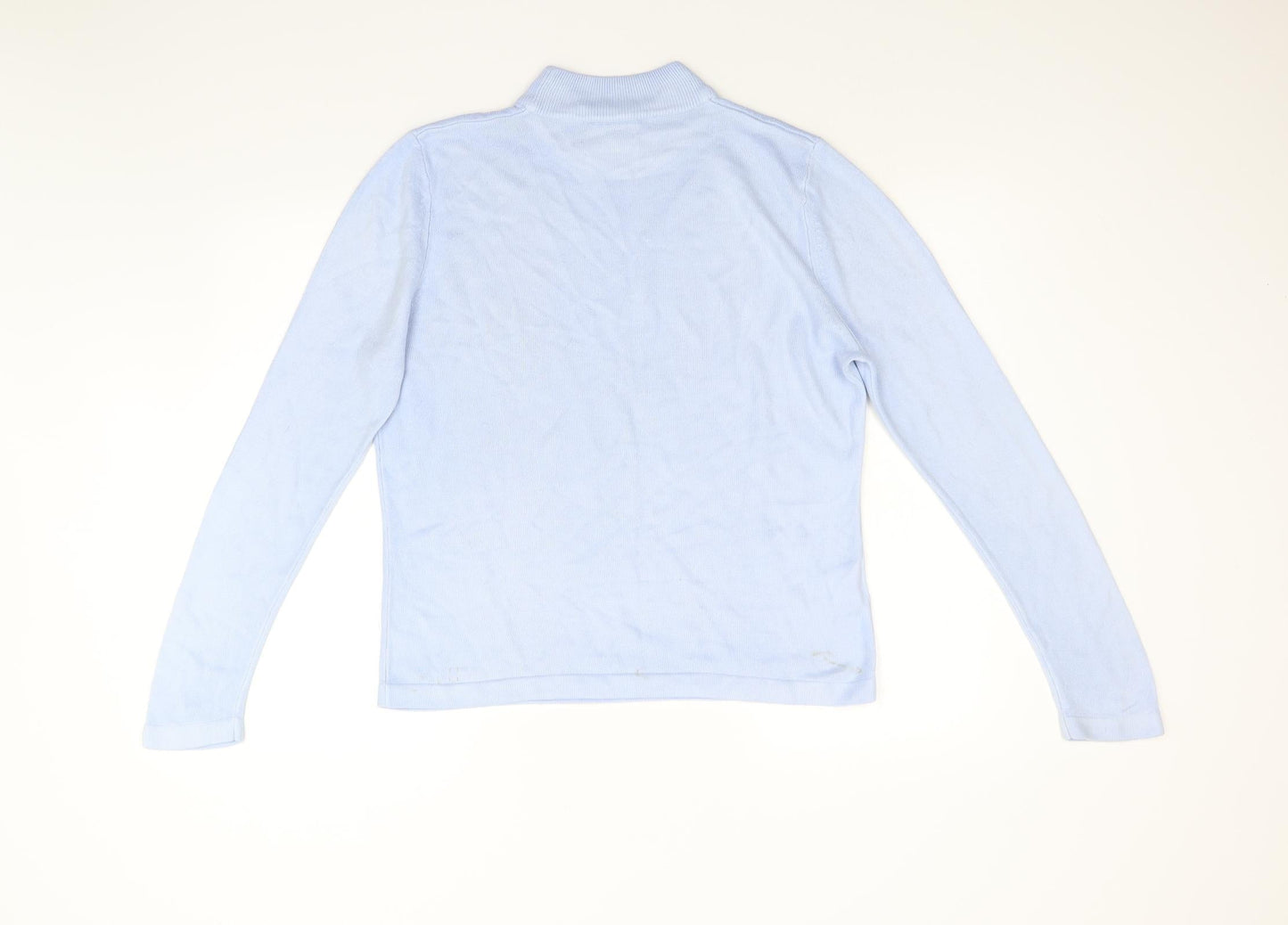 Papaya Womens Blue  Knit Pullover Jumper Size 14