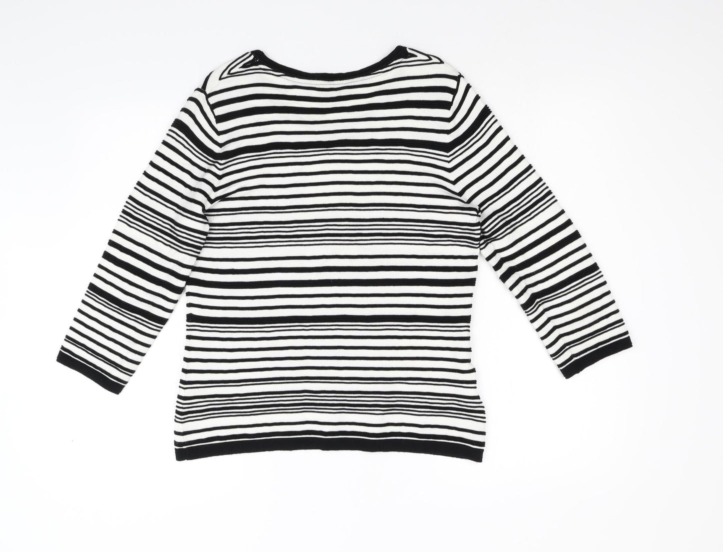 CC Womens Multicoloured Striped Knit Pullover Jumper Size S