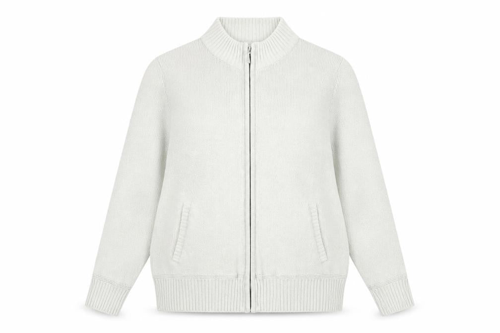 BHS Womens Grey  Knit Full Zip Jumper Size 18