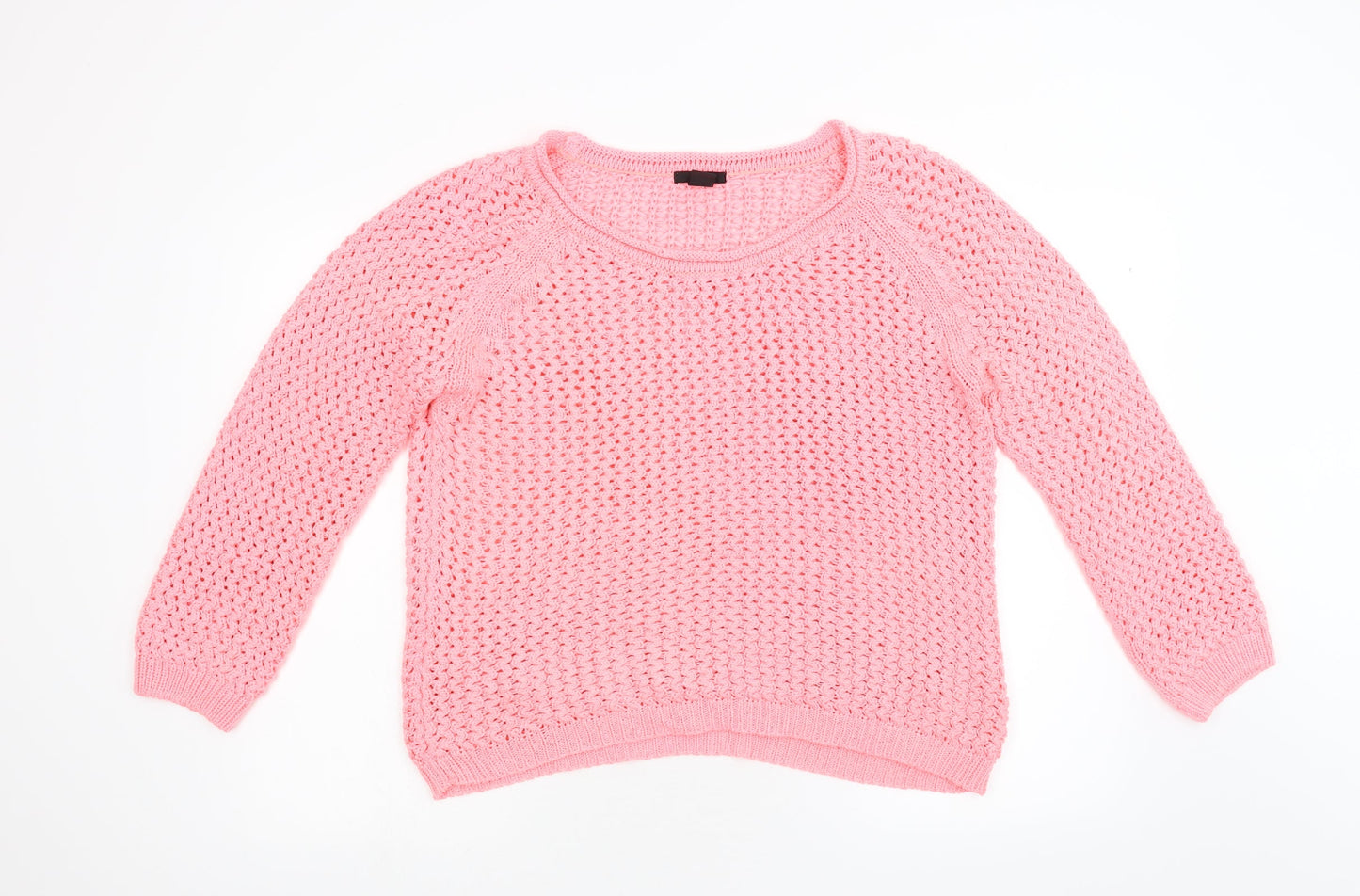 H&M Womens Pink  Knit Pullover Jumper Size L