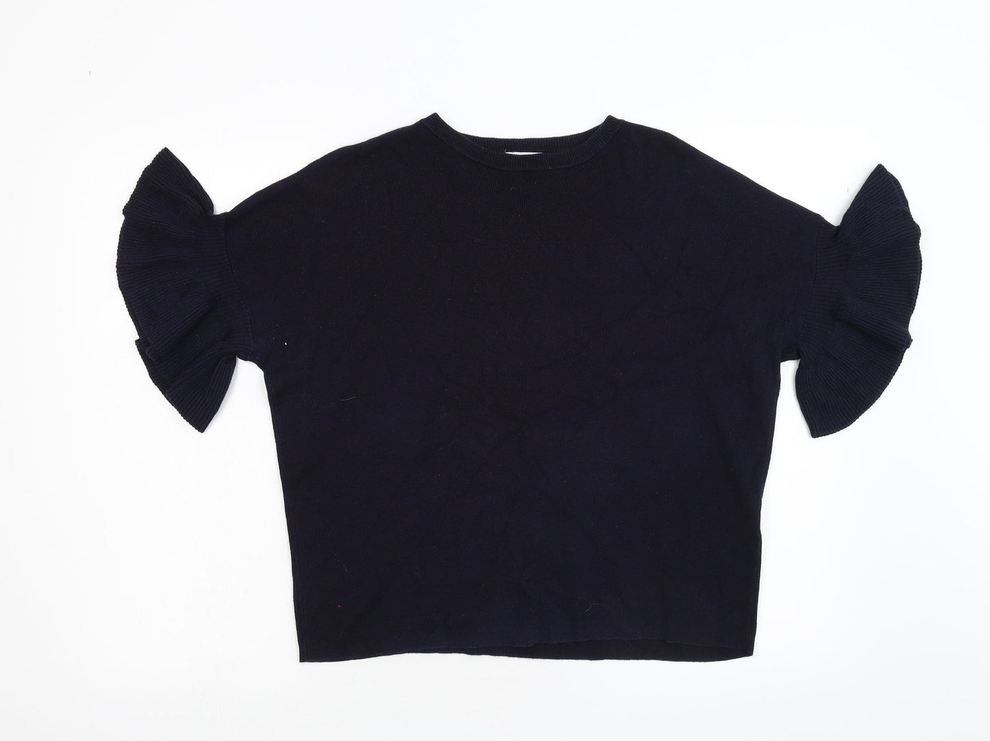 Warehouse Womens Blue  Knit Pullover Jumper Size 14