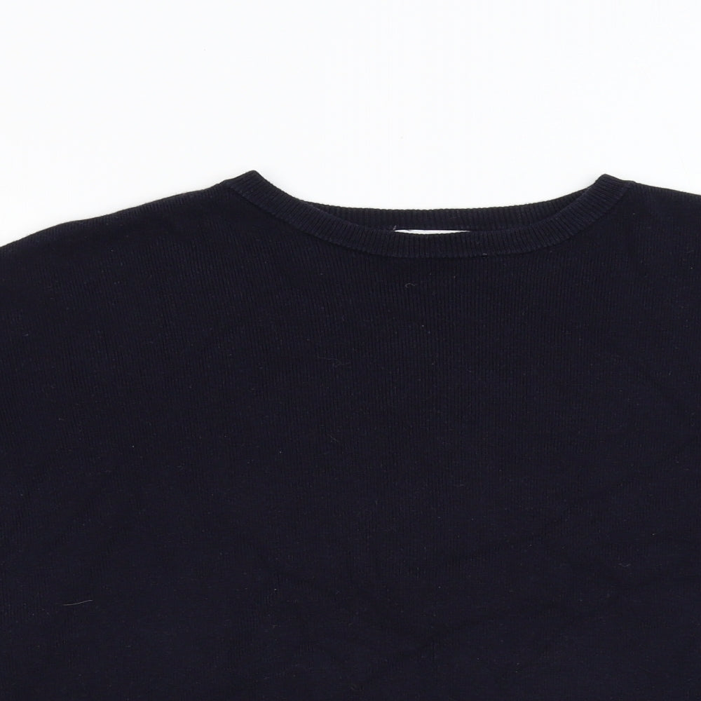 Warehouse Womens Blue  Knit Pullover Jumper Size 14