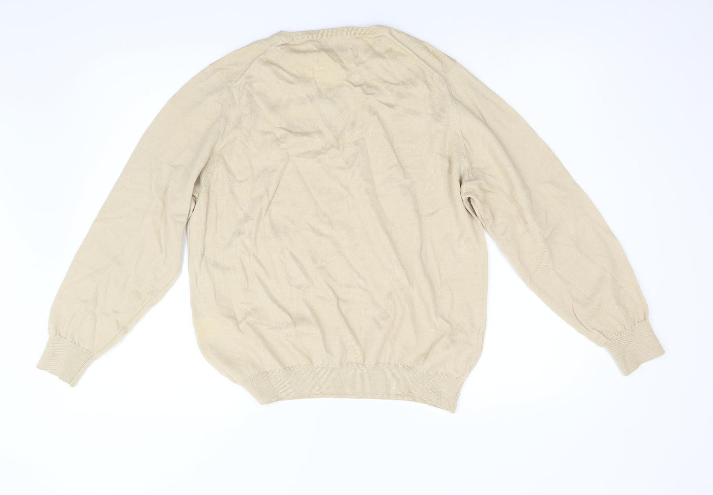 Country Collection Womens Beige  Knit Pullover Jumper Size 16