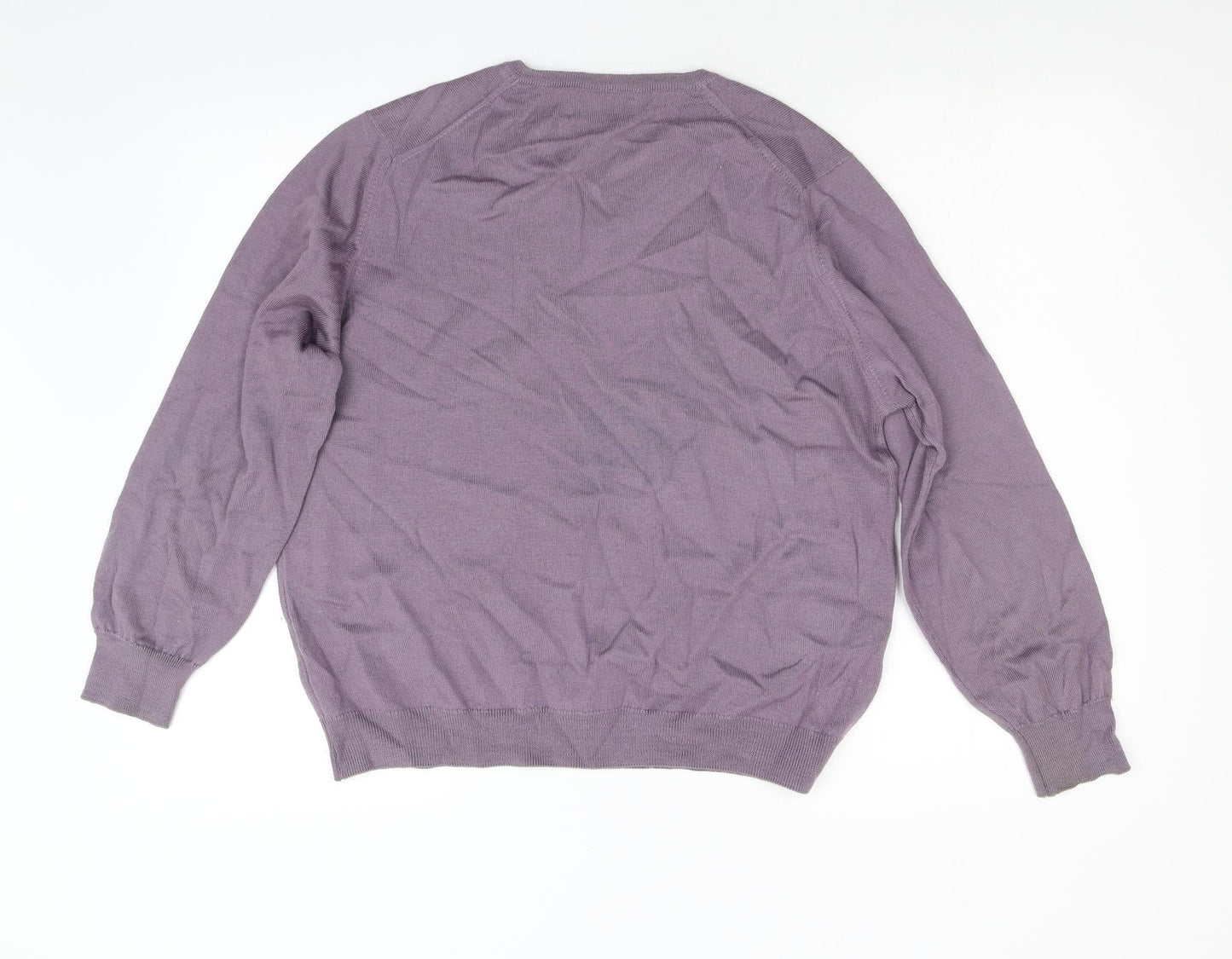 Country Collection Womens Purple  Knit Pullover Jumper Size 16