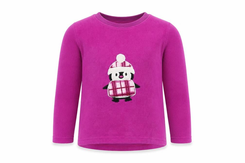 Sweet Dreams Girls Pink Solid Fleece Top Pyjama Top Size 7-8 Years