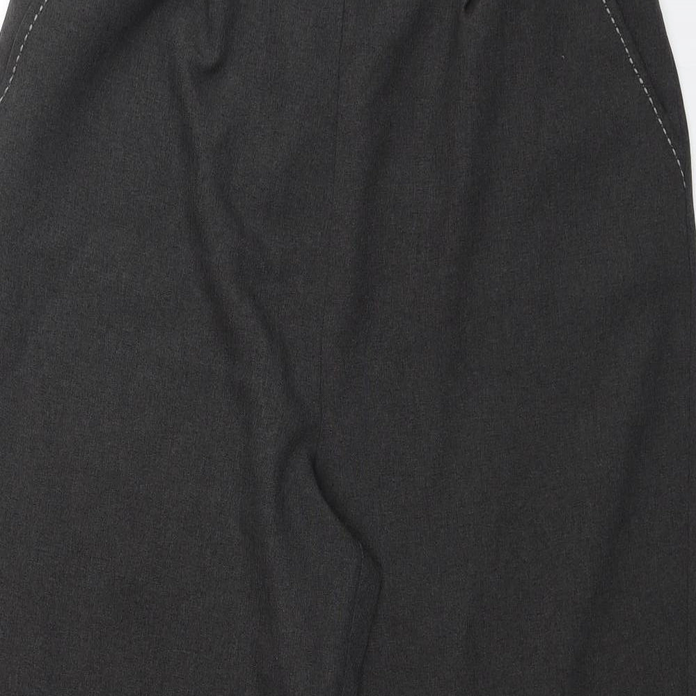 BM Collection Womens Grey   Chino Trousers Size 16 L24 in