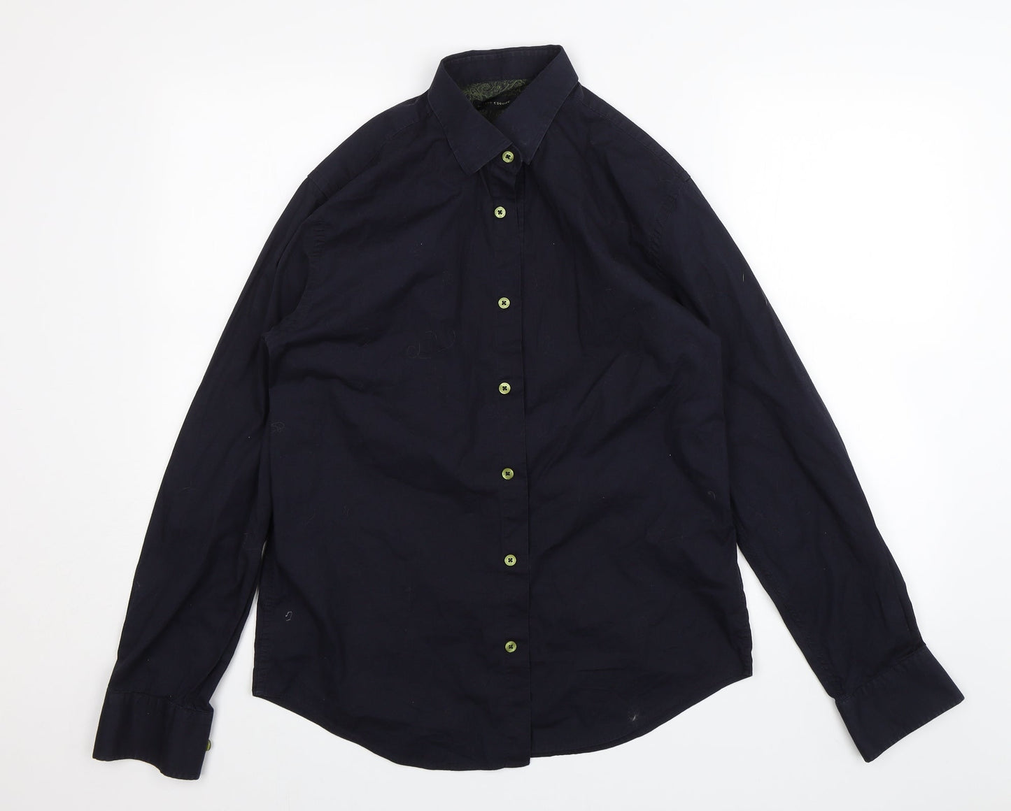 Holland Esquire Mens Blue    Button-Up Size M