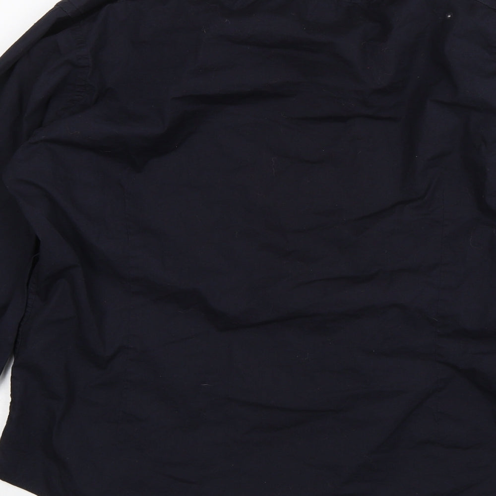 Holland Esquire Mens Blue    Button-Up Size M