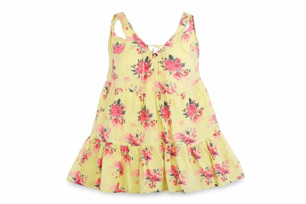 Atmosphere Womens Yellow Floral  Shift  Size 4