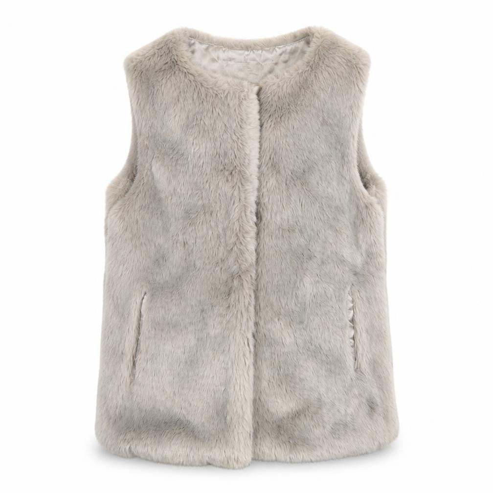 Front view of Papaya women’s grey jacket, size M